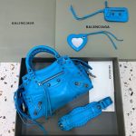 Balenciaga Neo Cagole XS Handbag In Blue, For Women, Women’s Bags 10.2in/26cm