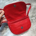 Balenciaga Leader Soft Round Cross Bag In Red, For Women, Women’s Bags 6.3in/16cm