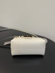 Fendi By The Way White Mini Bag For Woman 17cm/6.5in