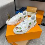 Louis Vuitton LV Trainer Sneaker White By Virgil Abloh For Women LV 1A9JC5