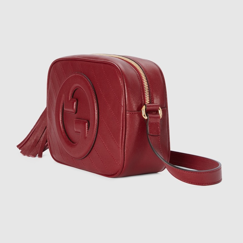 [True-to-ORIGINAL]Gucci Blondie Small Shoulder Bag Red For Women ‎‎742360 1IV0G 6420 – 21 Cm/ 8.3 Inches