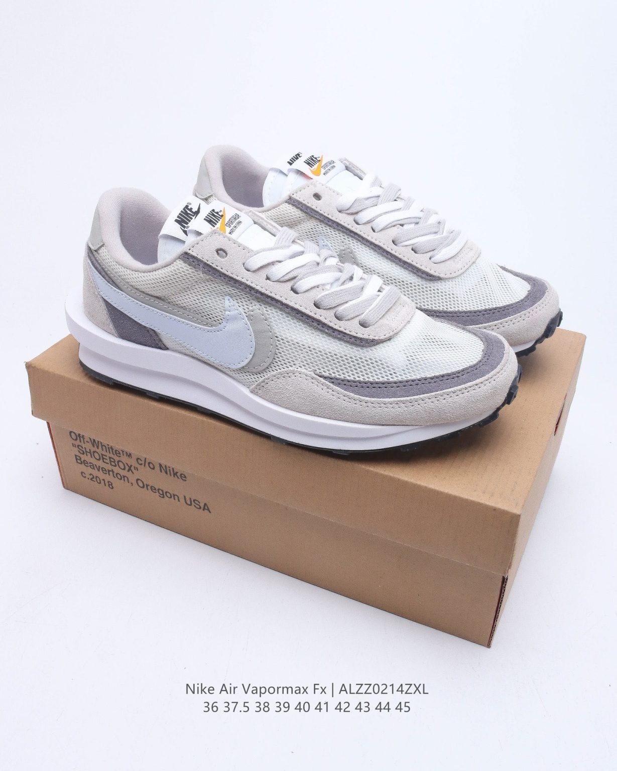 Sacai x Nike LDWaffle Summit White Sneaker For Men, Men’s Shoes