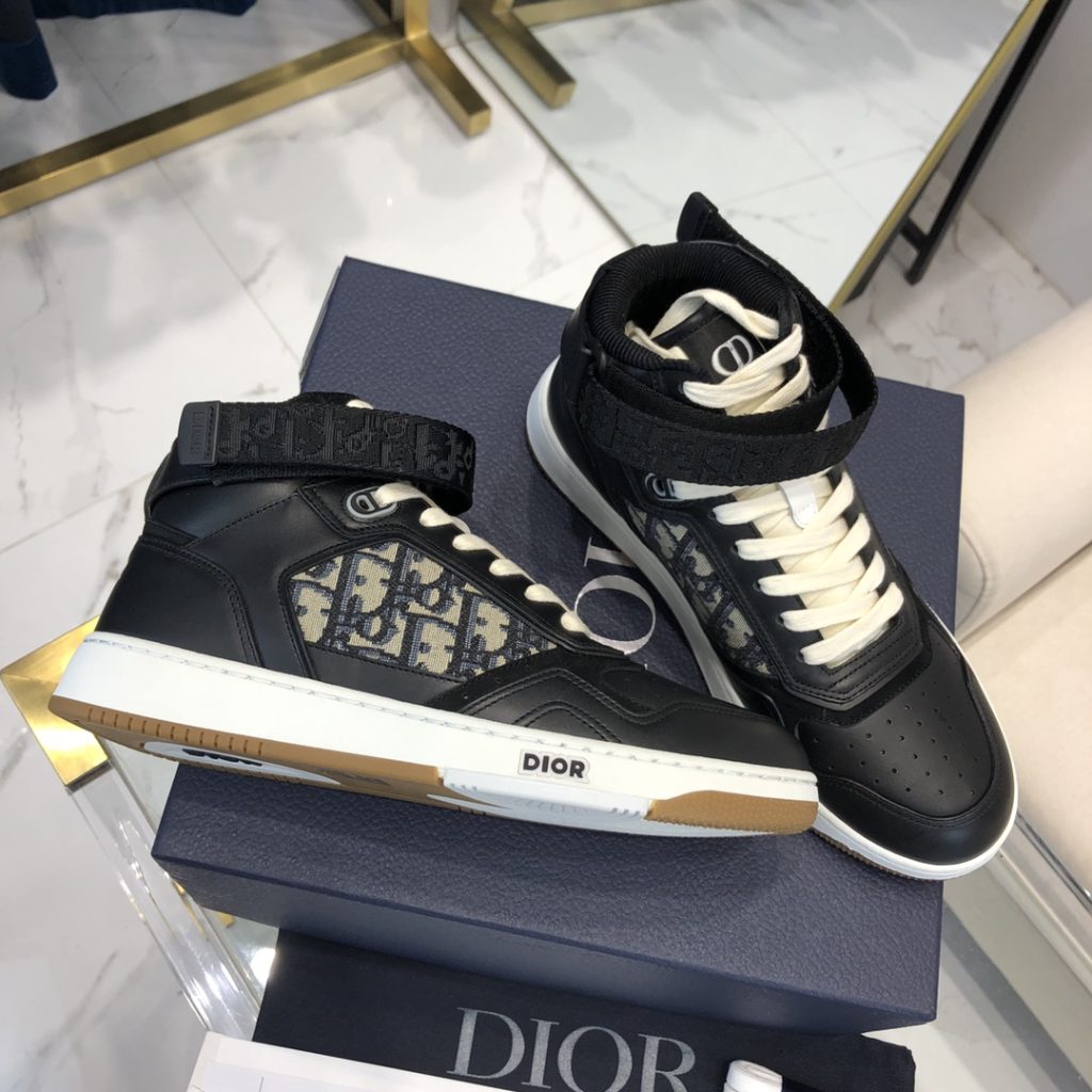 Christian Dior B27 High-Top Sneaker Black For Men CD