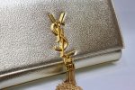 Saint Laurent Kate Chain Wallet With Tassel Yellow Copper For Women 10.2in/26cm YSL