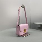 Celine Triomphe Shoulder Bag Pink For Women 8in/20cm