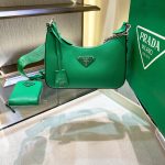 Prada Re-Edition 2005 Re-Nylon Mini Bag Green For Women, Women’s Bags 8.6in/22cm