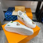 Louis Vuitton LV Trainer Sneaker White By Virgil Abloh For Women LV 1A9JC5