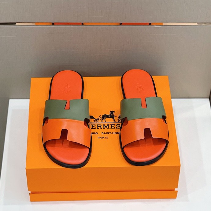 Hermes Izmir Sandal Orange For Men