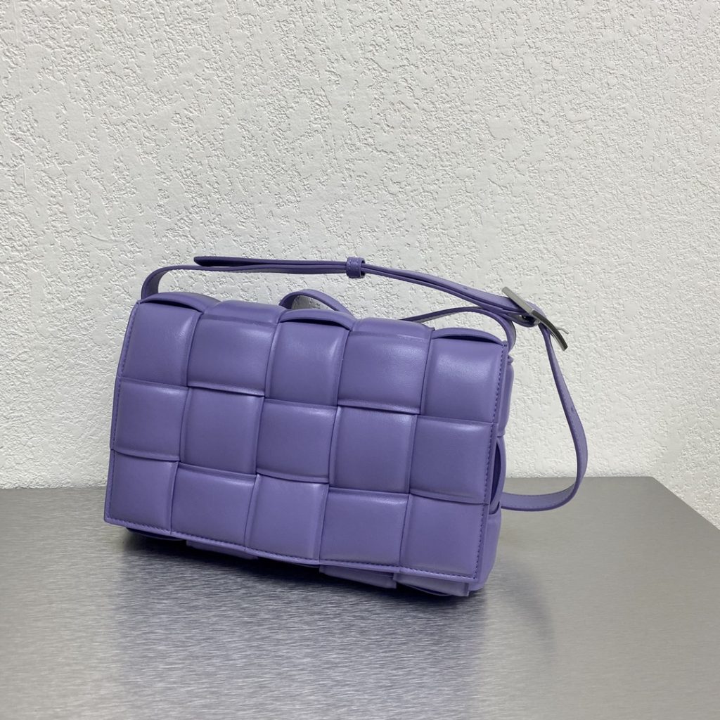 Bottega Veneta Padded Cassette Violet, For Women, Women’s Bags 10.2in/26cm