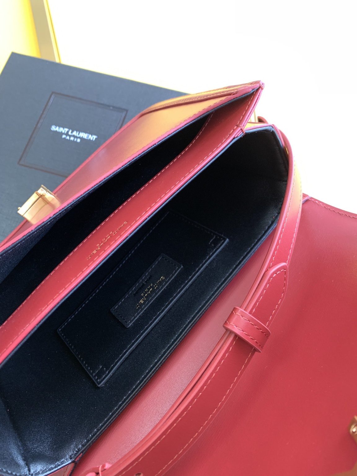 Saint Laurent Solferino Medium Satchel Bag In Box Red With Gold Hardware For Women 9in/23cm YSL 6343050SX0W6805