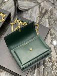 Saint Laurent Sunset Medium Chain Bag For Women 8.6in/22cm Green YSL