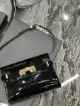 Saint Laurent Manhattan Small Shoulder Bag Black For Women 9.4in/24cm YSL 675626B870J1000