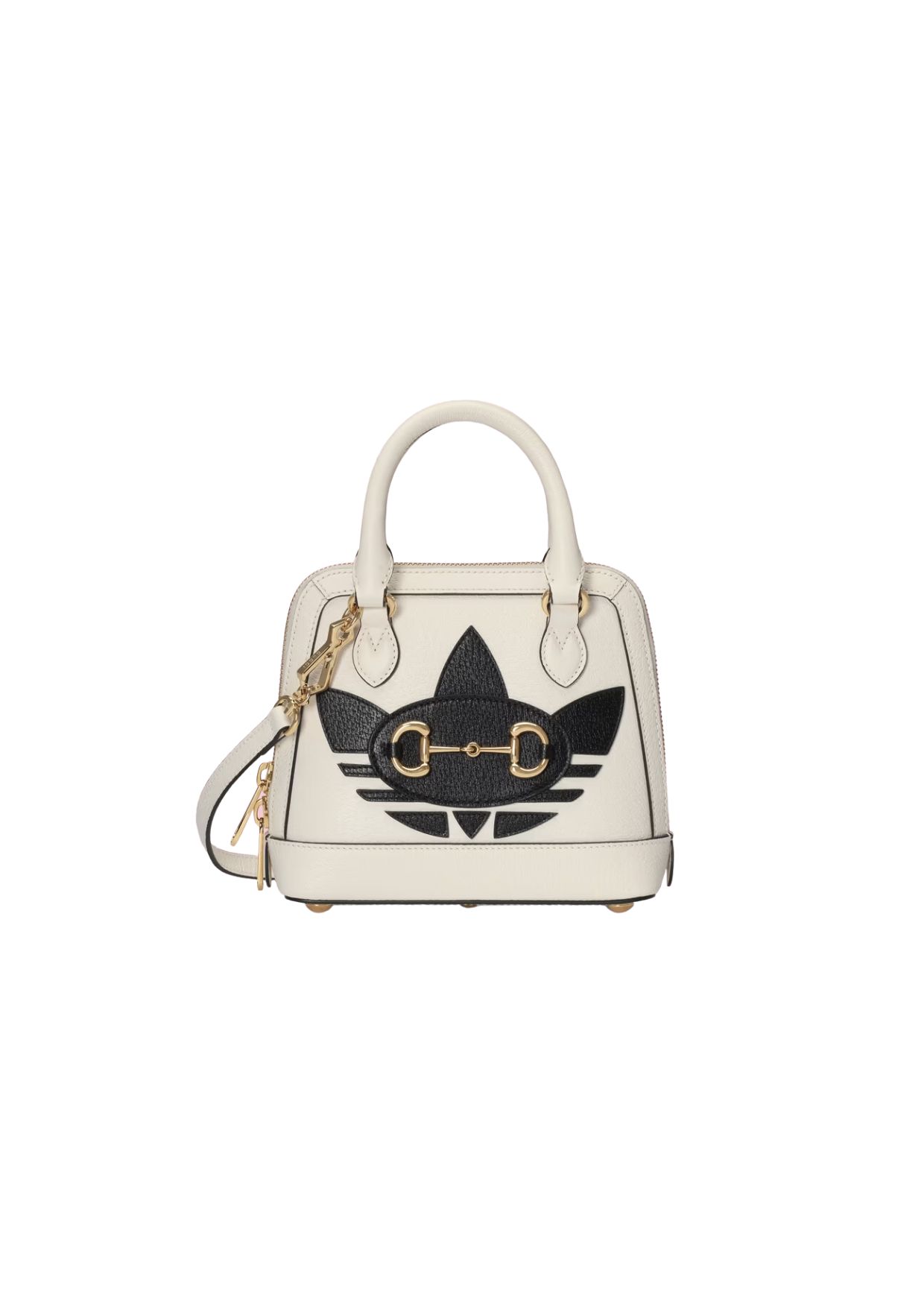 Gucci x Adidas Horsebit 1955 Mini Bag White For Women, Women’s Bags 7.9in/20cm GG‎ ‎677212 U3ZDG 8727