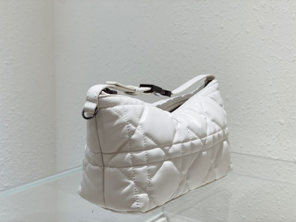 Christian Dior Medium DiorTravel Nomad Pouch White, For Women, Women’s Handbags 8.5in/22cm CD S5554BMIG_M030