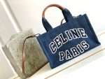 Celine Small Denim Tote For Women 11.4in/29cm