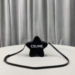 Celine Small Etoile With Celine Print Black For Women 7in/18cm 198763DW3.38SI