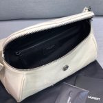 Saint Laurent Niki Medium Crinkled Shoulder Bag White For Women 11in/28cm YSL