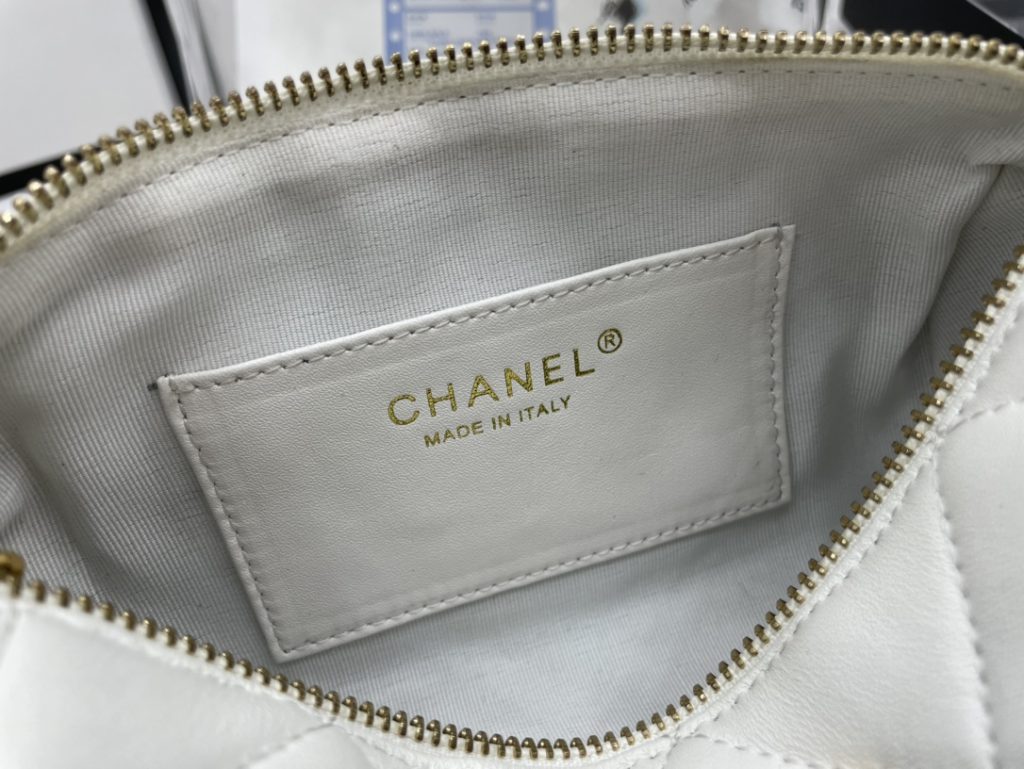 Chanel Bowling Mini White Bag For Women 11cm/4.3in