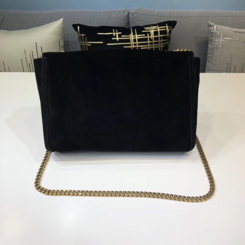 Saint Laurent Kate Medium Reversible Chain Bag Black For Women 28.5in/11.2cm YSL 5538040UD7W1000