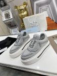 Prada Re-Nylon And Brushed Sneakers Grey For Women 1.96in/50mm PRD