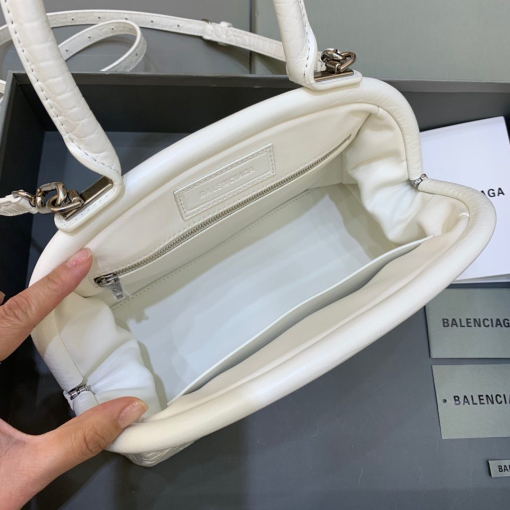 Balenciaga Small Editor  Bag In White, For Women, Women’s Bags 13in/33cm