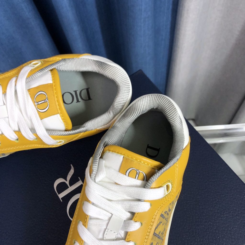 Christian Dior B27 Low-Top Sneaker Yellow/White For Men CD