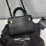 Saint Laurent Manhattan Nano Shopping Bag In Box Black For Women 8.2in/21cm YSL 5937410SX0W1000