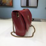 Saint Laurent Kate Medium Chain Bag In Grain De Poudre Red For Women 9.4in/24cm YSL 364021BOW0J6008