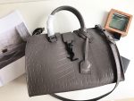 Saint Laurent Monogram Cabas Small Gray For Women 12in/31cm YSL