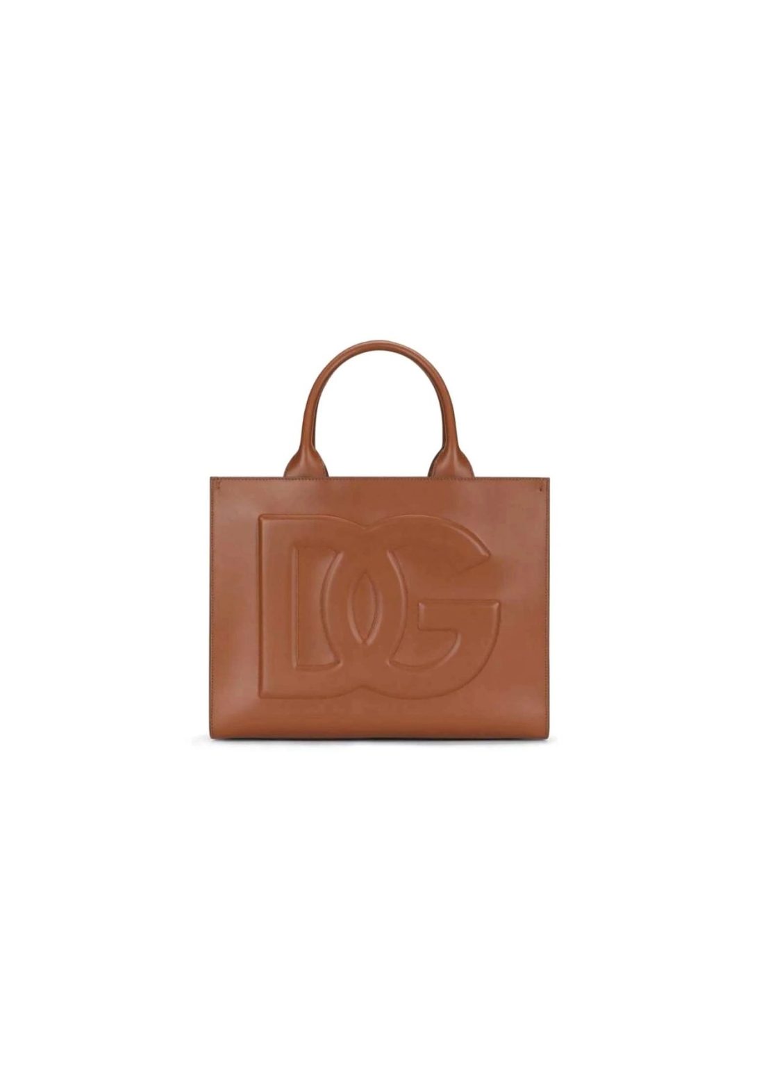 Dolce & Gabbana Small DG Daily Shopper Brown For Women 14.6in/37cm DG