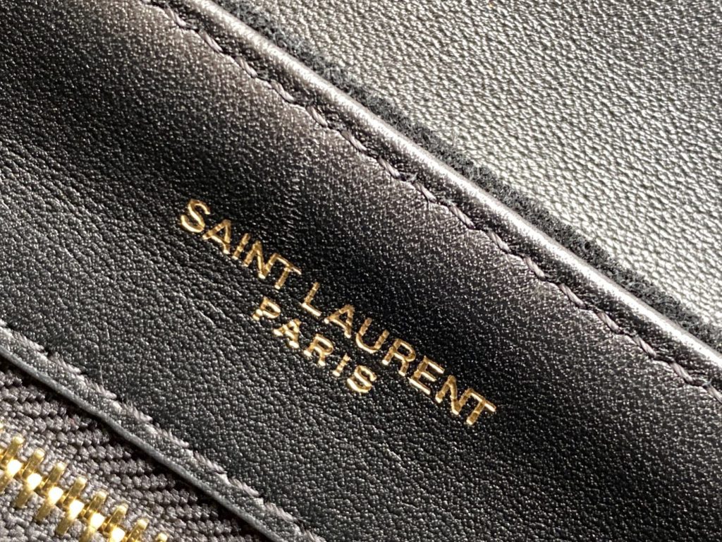 Saint Laurent Loulou Toy Strap Bag With Gold Hardware For Women 7.8in/20cm YSL 6784011U8271000