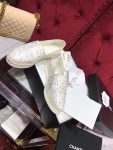 Chanel Tweed/PVC CC Logo Espadrilles White For Women, Women’s Shoes