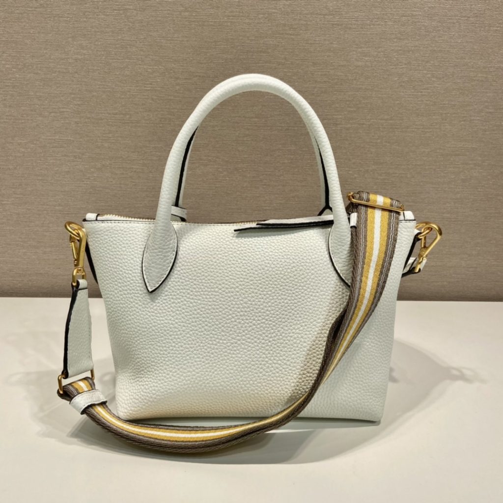 Prada Saffiano Mini Bag White For Women, Women’s Bags 9.4in/24cm