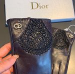 Dior Gloves In Dark Purple