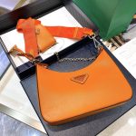 Prada Re-Edition 2005 Re-Nylon Mini Bag Orange For Women, Women’s Bags 8.6in/22cm