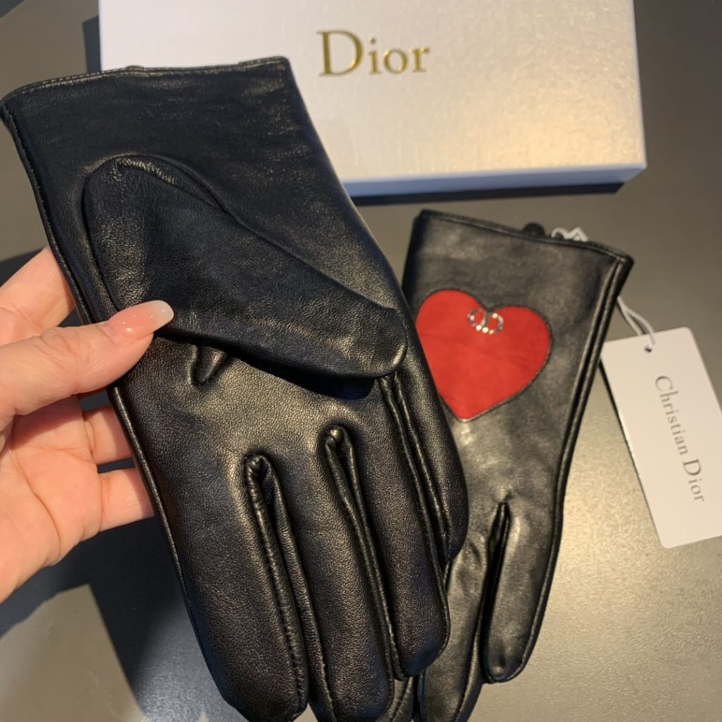 Dior Gloves In Black