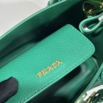 Prada Saffiano Mini Bag Green For Women, Women’s Bags 9.8in/25cm 1BG443_2A4A_F0458_V_XOO