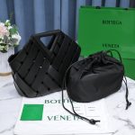 Bottega Veneta Point Dark Black, For Women, Women’s Bags 9.8in/25cm