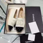 Chanel Espadrilles White/Black For Women, Women’s Shoes G29762