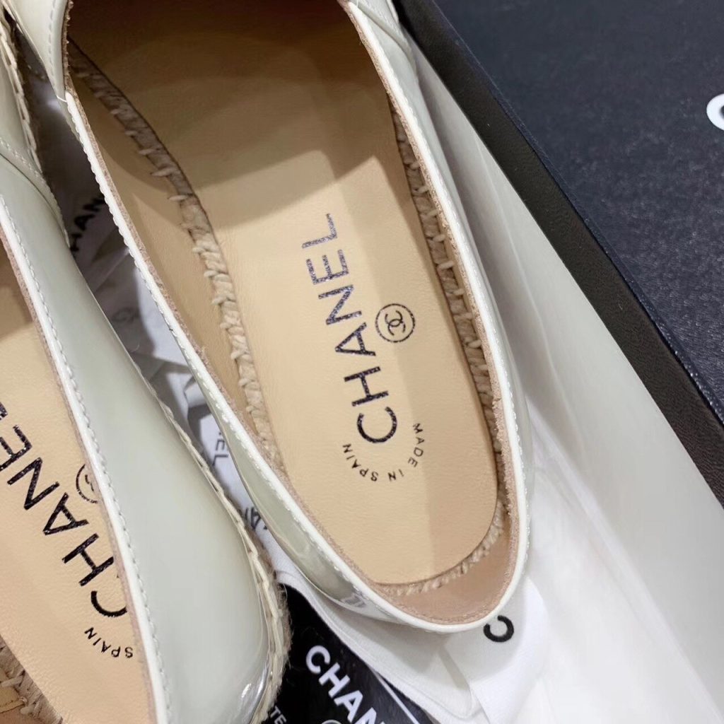 Chanel Espadrilles White/Black For Women, Women’s Shoes G29762