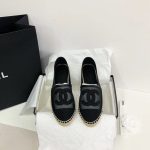 Chanel Espadrilles Black For Women, Women’s Shoes G29762