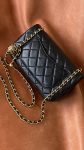 Chanel Mini Flap Bag Black For Women, Women’s Bags 7.9in/20cm