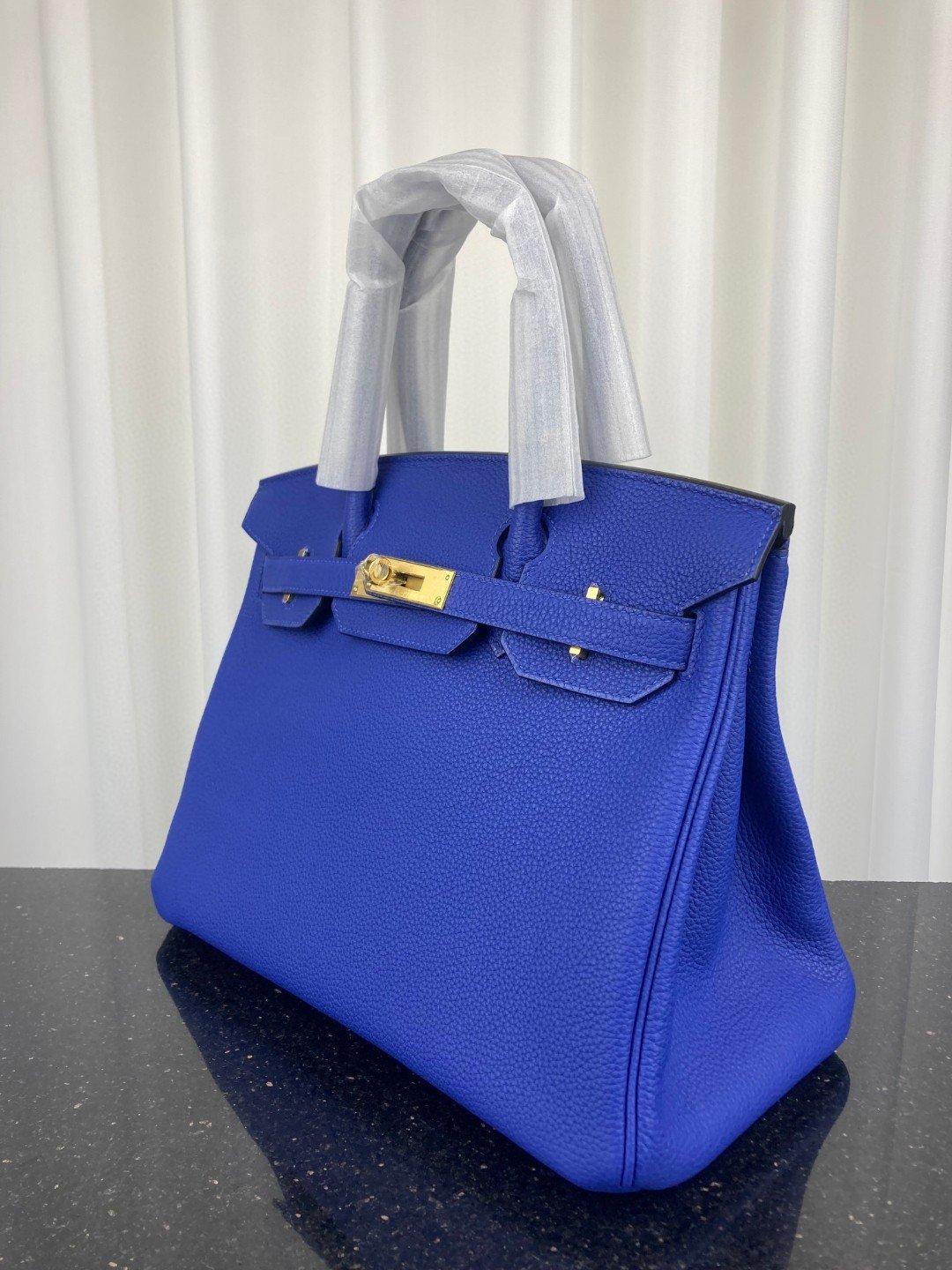 Hermes Birkin Bag 30 Blue Toned Hardware Bag For Women, Women’s Handbags, Shoulder Bags 11.8in/30cm