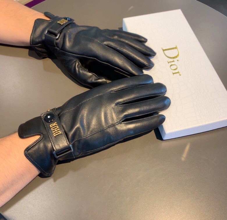 Dior Gloves In Black