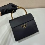 Prada Vintag Handle Bag Black For Women, Women’s Bags 8.2in/21cm