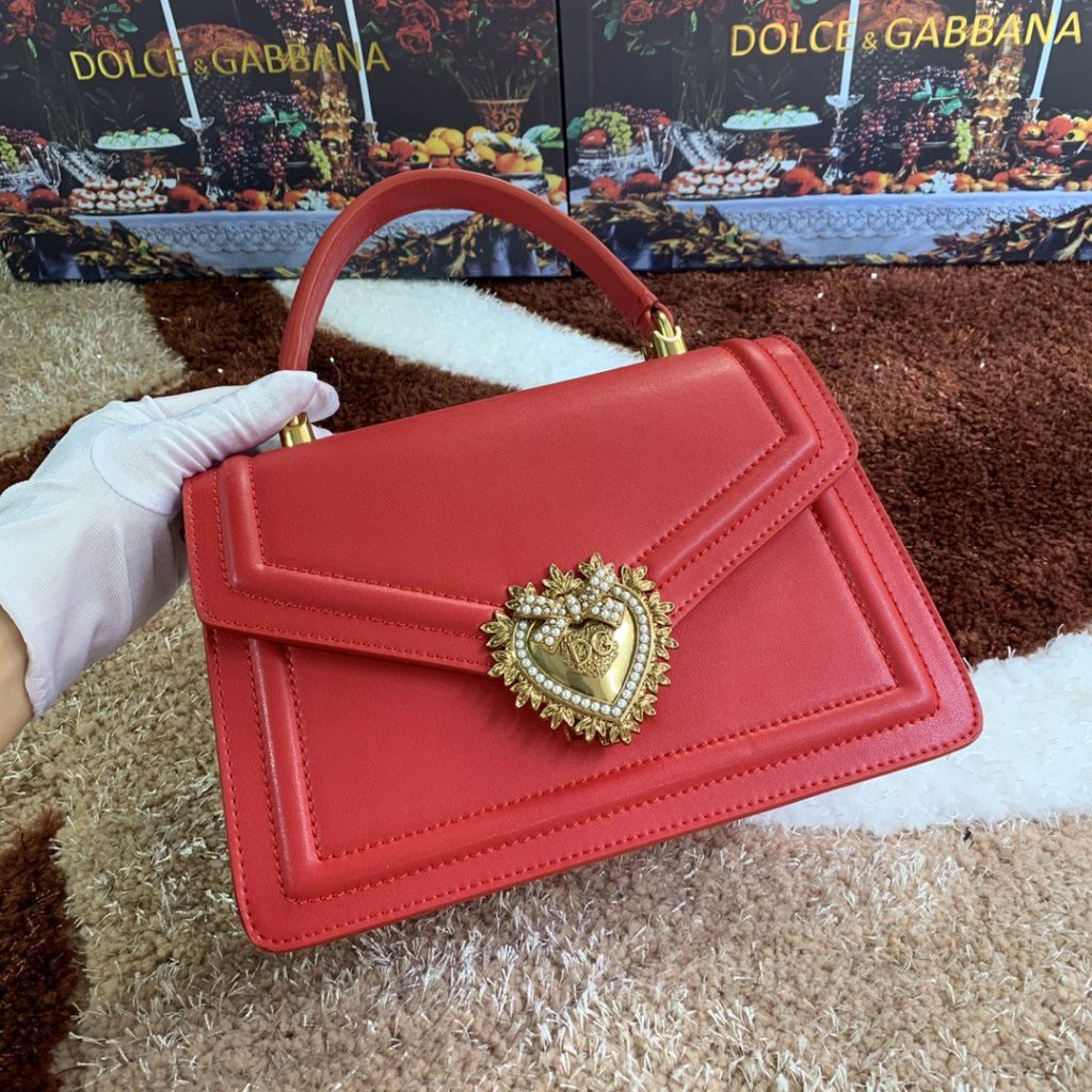 Dolce & Gabbana small Devotion Bag Red For Women 19cm/ 7.5inches