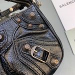 Balenciaga Le Cagole Mini Bag With Chain In Black, For Women, Women’s Bags 8.2in/21cm 6958141VG9Y1000