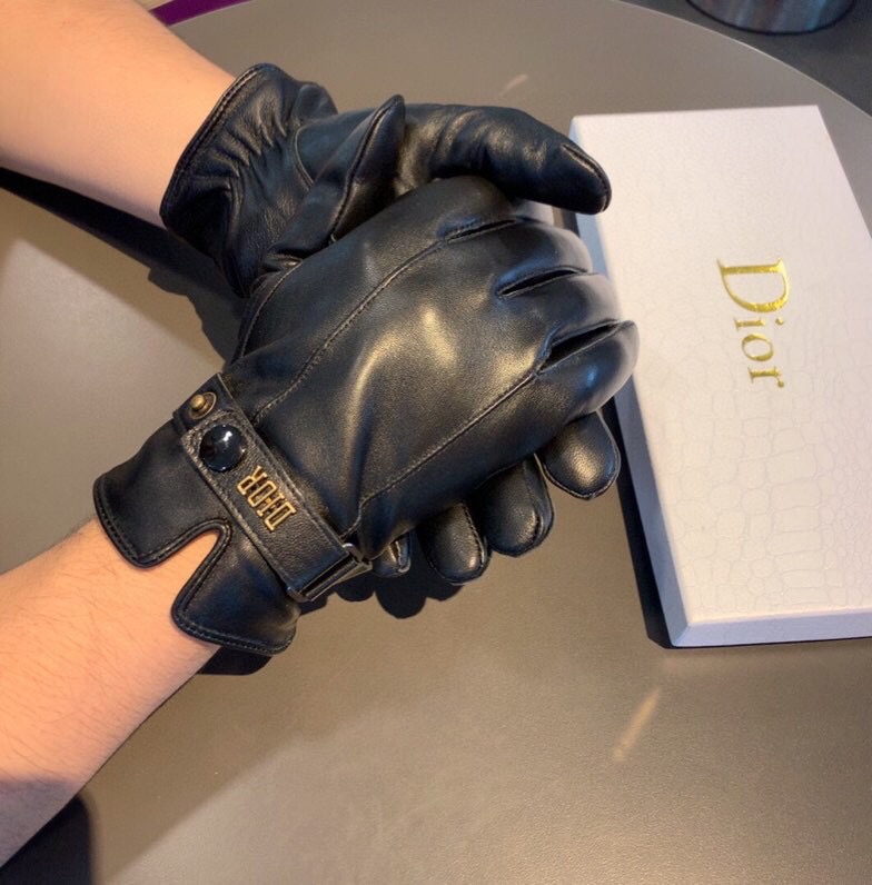 Dior Gloves In Black