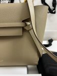 Celine Nano Micro Belt Bag In Grained Material Light Taupe For Women 9.5in/24cm