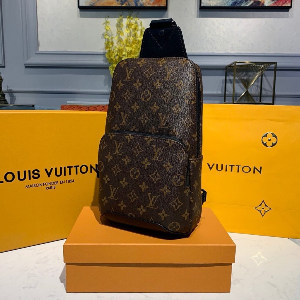 Louis Vuitton Avenue Sling Bag Monogram Canvas For Men, Men’s Bag, Crossbody Bags 12.2in/31cm LV